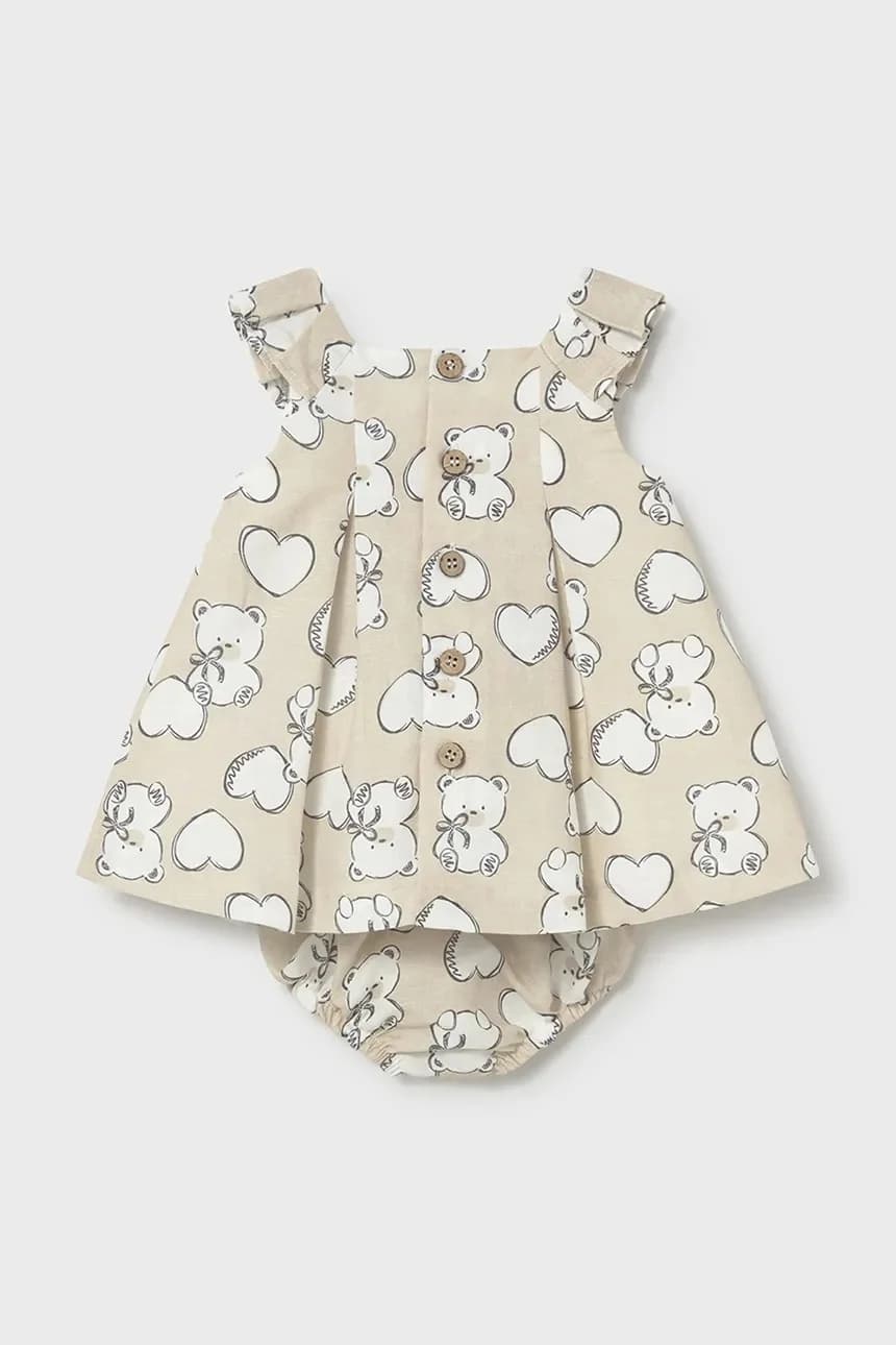 Детское платье из смесового льна - фото 2