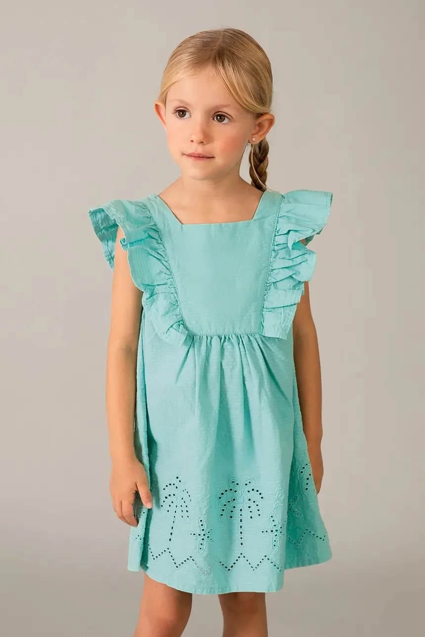 Детское хлопковое платье