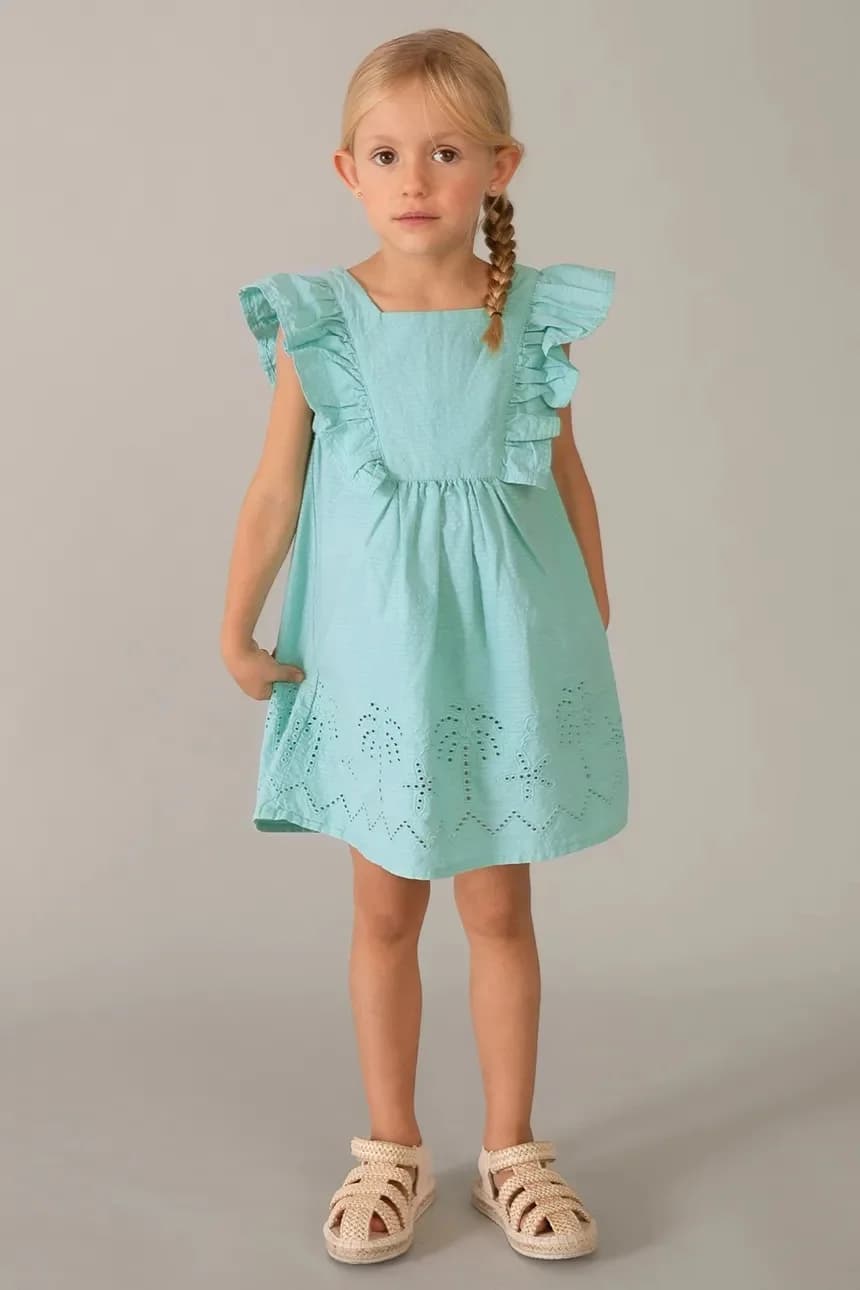 Детское хлопковое платье - фото 6