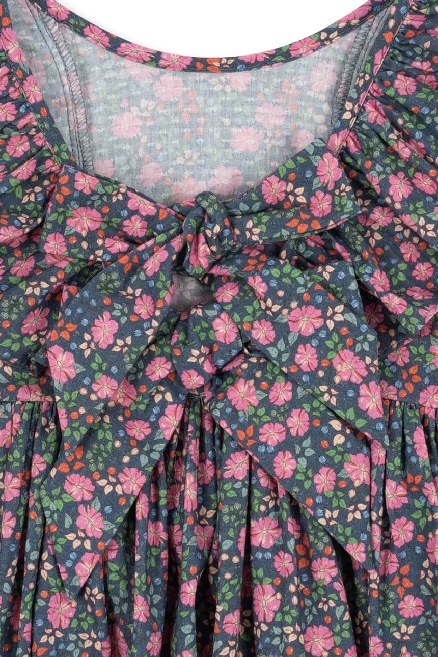 Детское хлопковое платье CIANNA LS BOW DRESS GOTS - фото 3