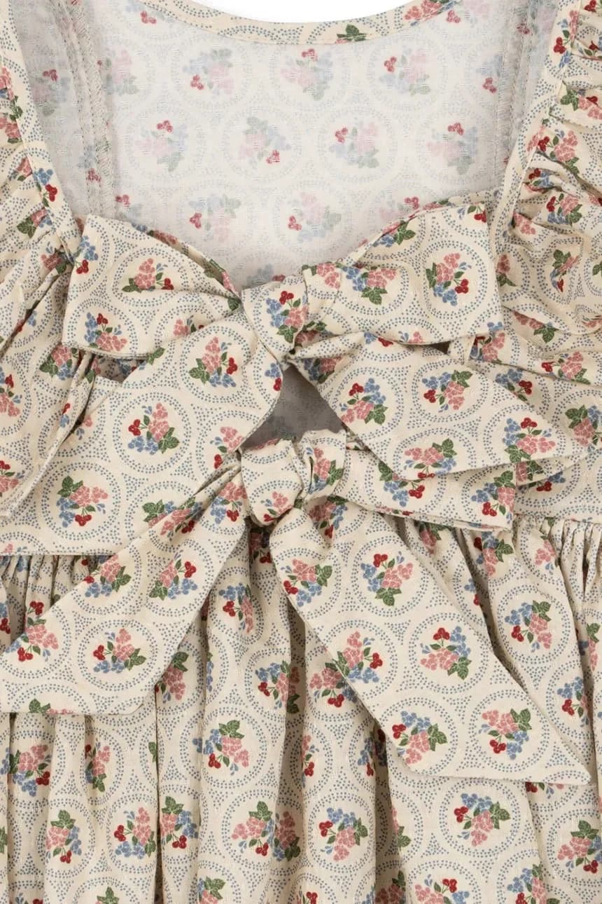 Детское хлопковое платье CIANNA LS BOW DRESS GOTS - фото 4