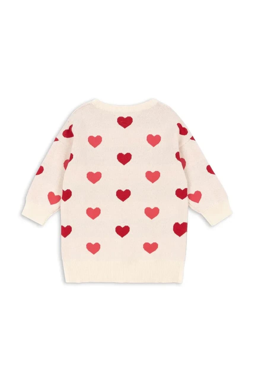 Детское хлопковое платье LAPIS KNIT DRESS GOTS - фото 2