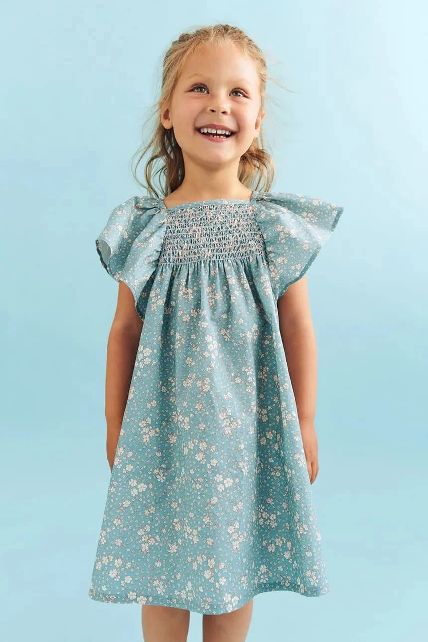 Детское хлопковое платье