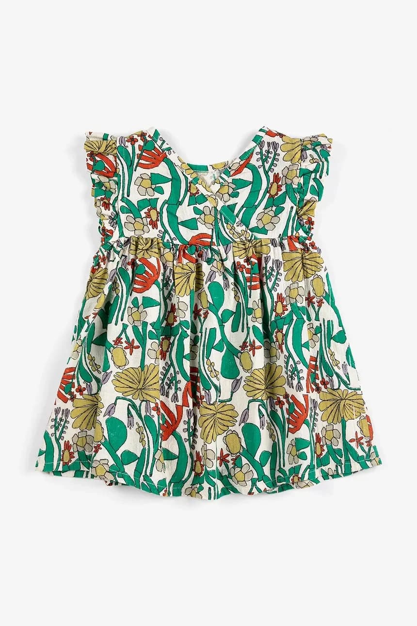 Цветное хлопковое детское платье Herbalist - фото 2