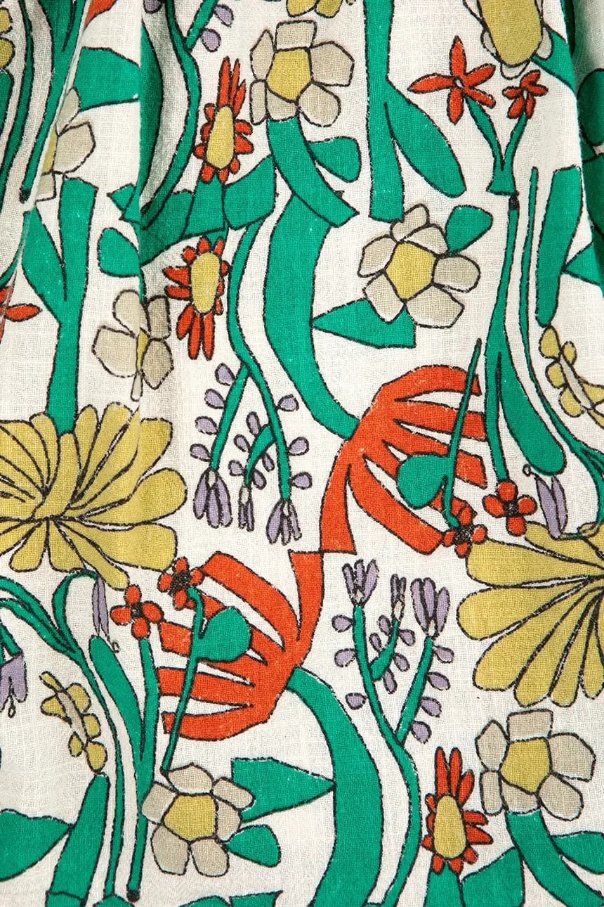 Цветное хлопковое детское платье Herbalist - фото 3