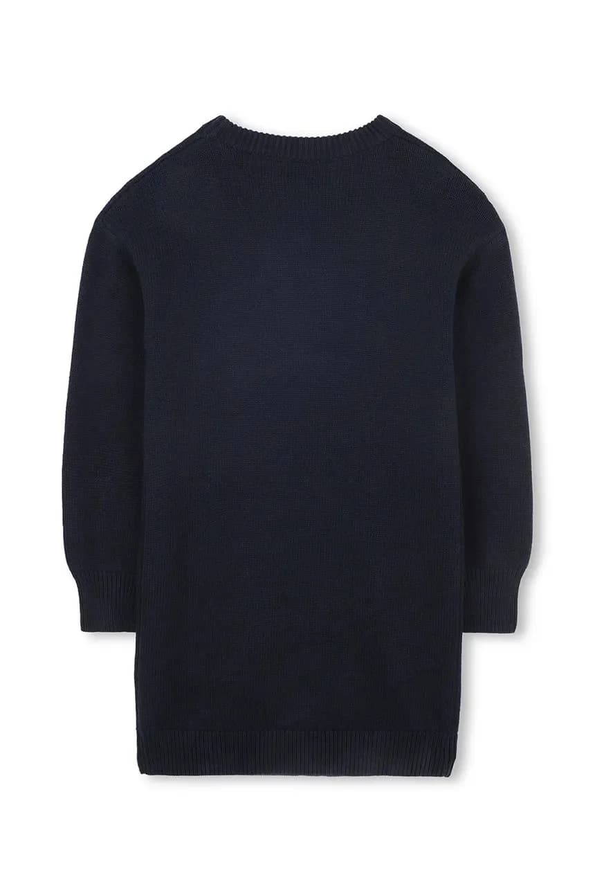 Детское платье из смесовой шерсти. - фото 2