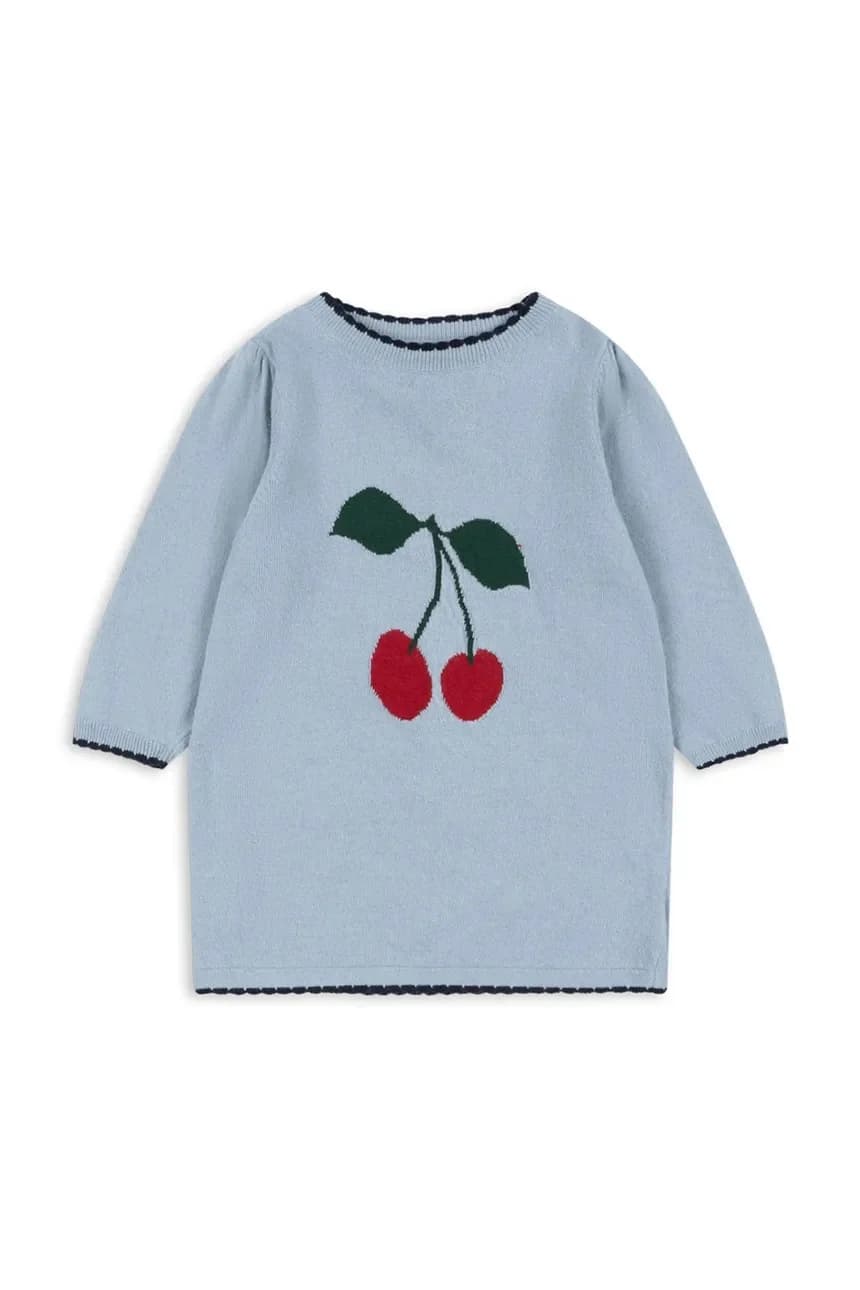 ALEXA KNIT DRESS детское платье из шерсти - фото 2