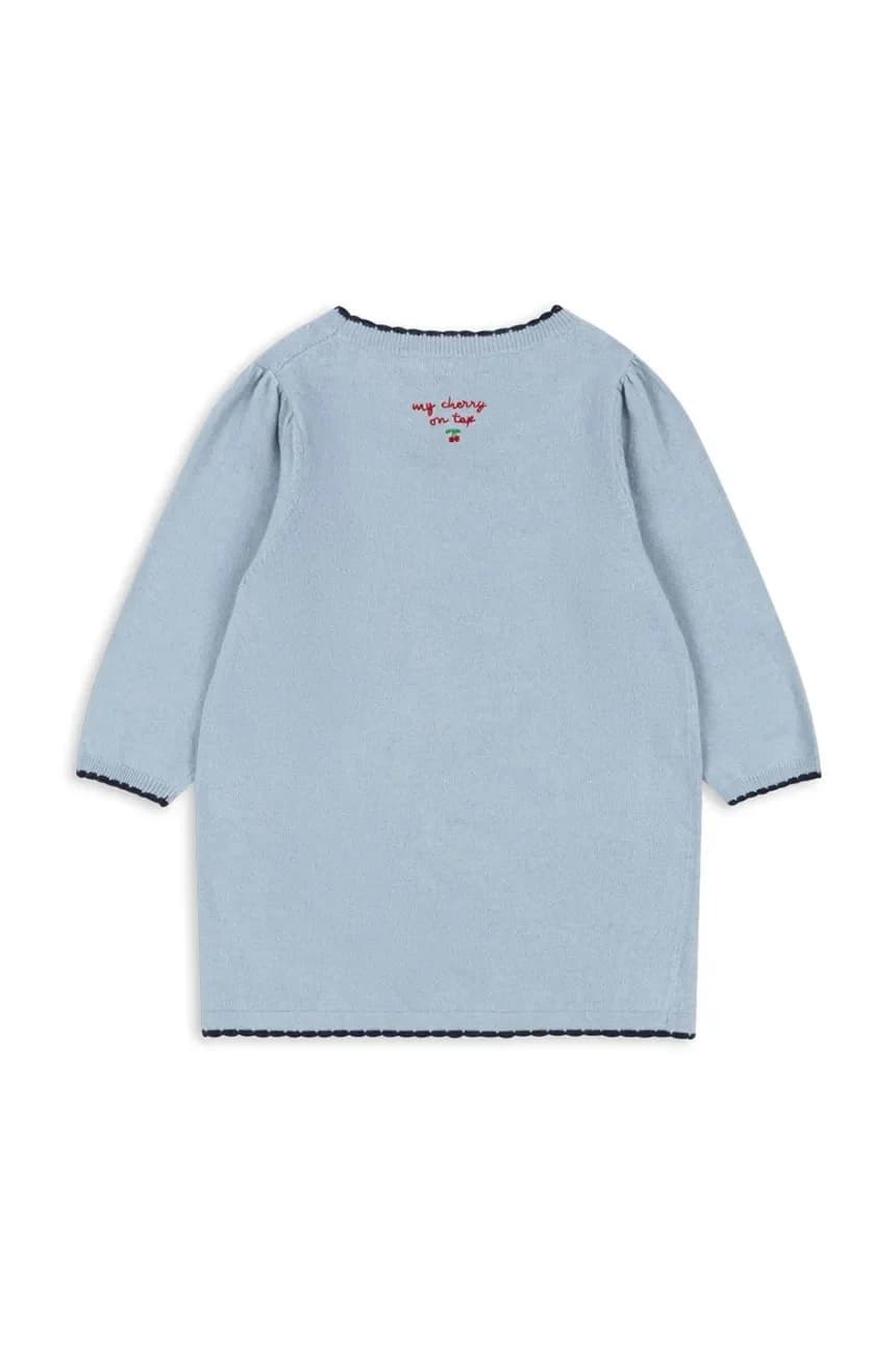 ALEXA KNIT DRESS детское платье из шерсти - фото 3