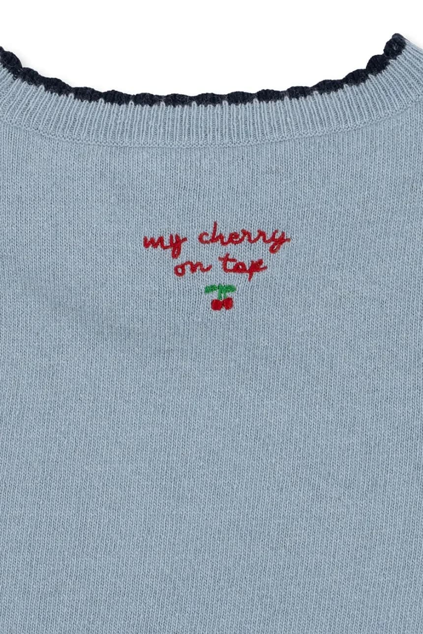 ALEXA KNIT DRESS детское платье из шерсти - фото 4