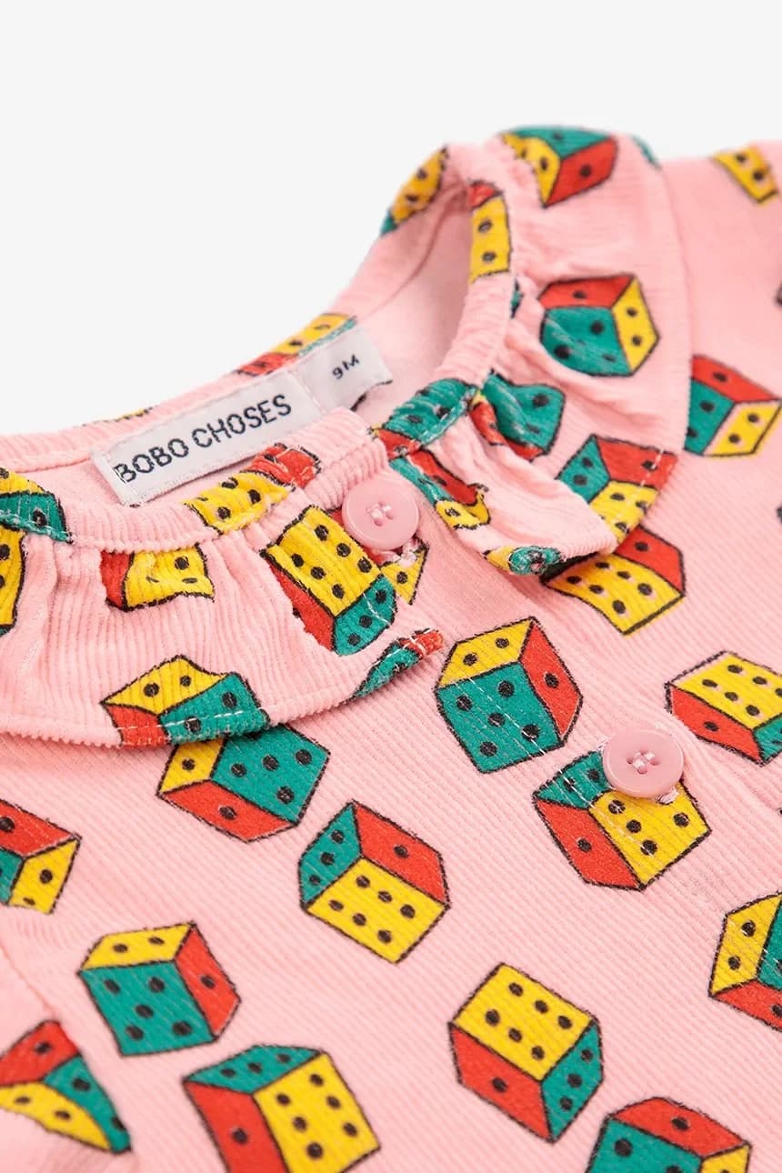 Детское платье из хлопка Dices - фото 4