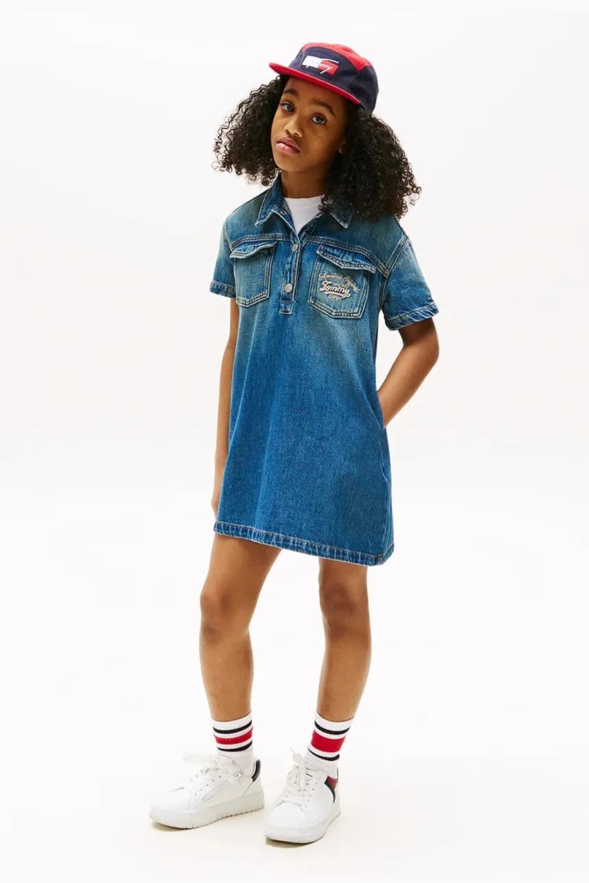 Джинсовое платье