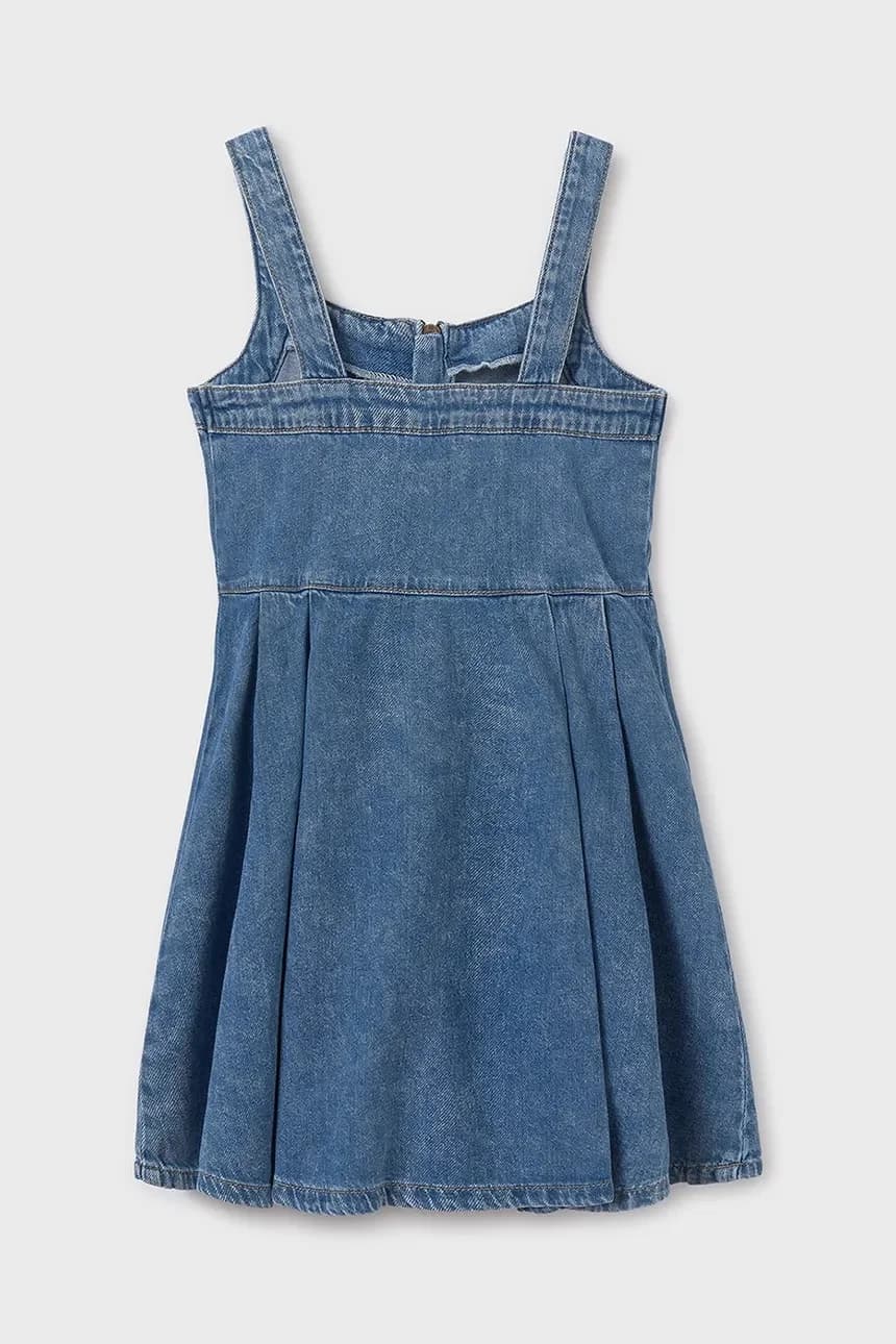 Детское джинсовое платье - фото 3