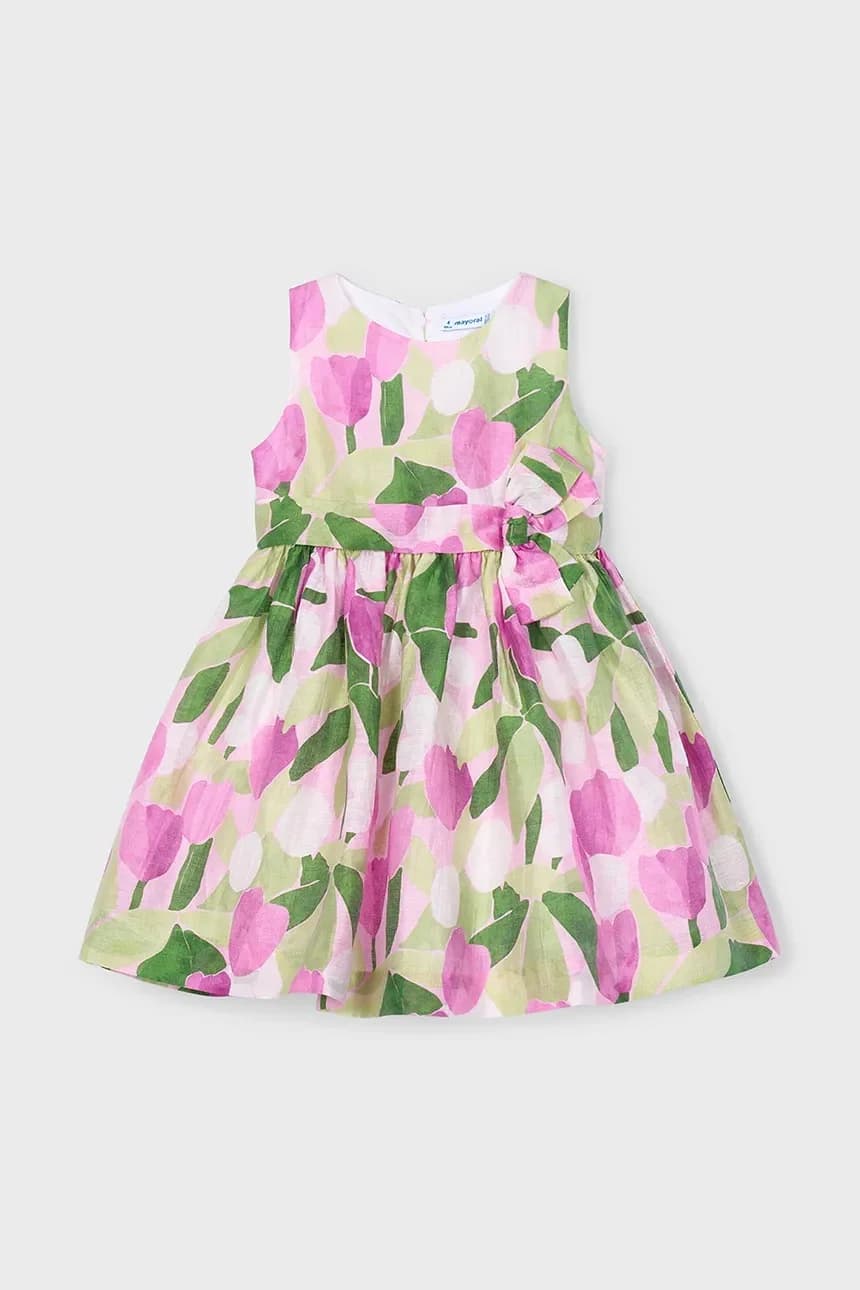 Детское льняное платье - фото 2