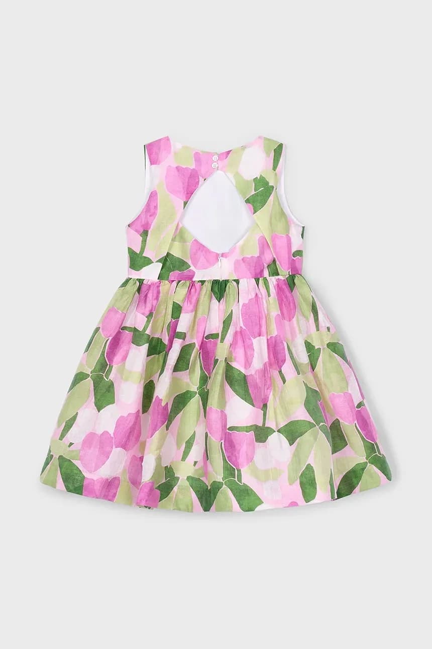 Детское льняное платье - фото 3