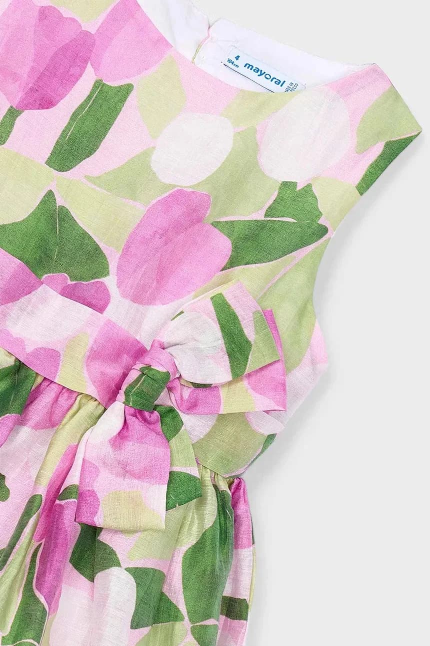 Детское льняное платье - фото 4