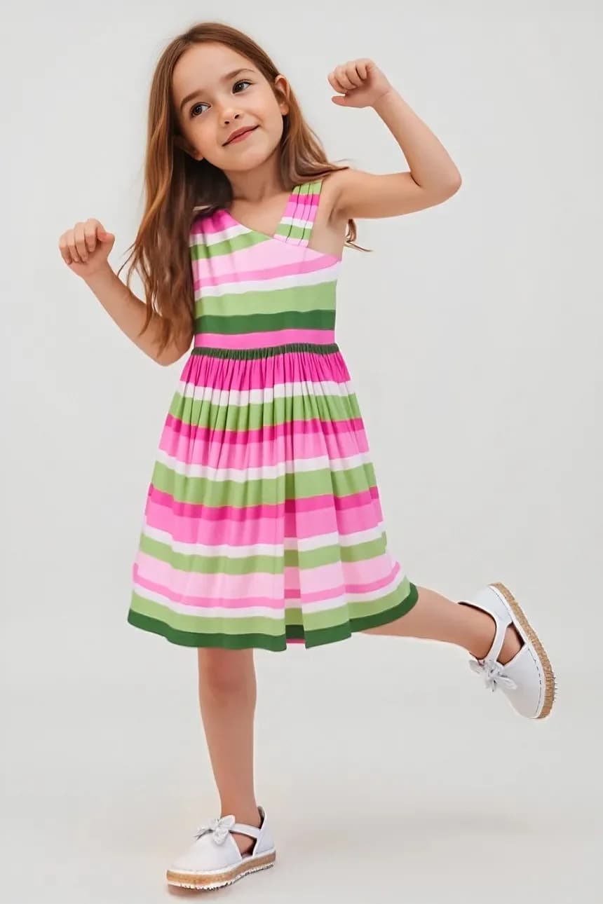 Детское хлопковое платье