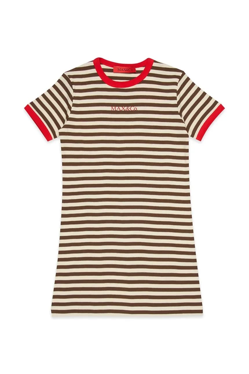 Детское хлопковое платье MAXD34F DRESS