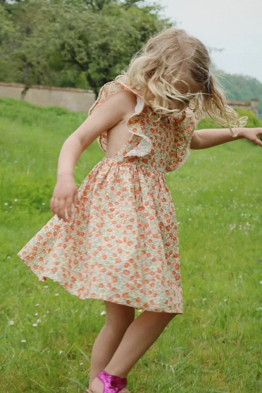 Детское хлопковое платье VERBENA DRESS GOTS - фото 10