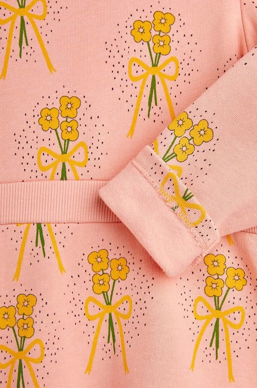 Детское хлопковое платье Зимние цветы - фото 4