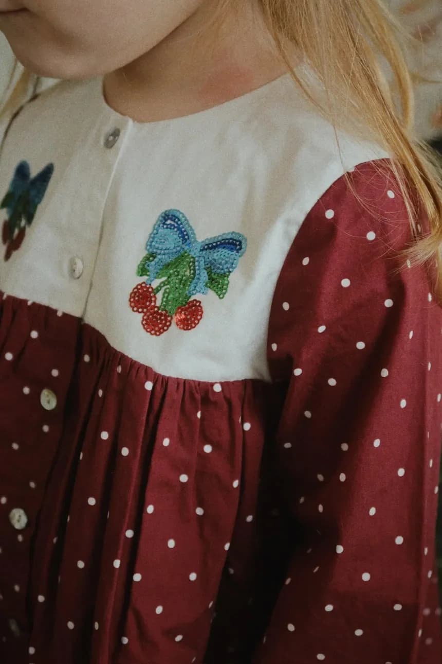 Детское хлопковое платье MUNA DRESS GOTS - фото 5