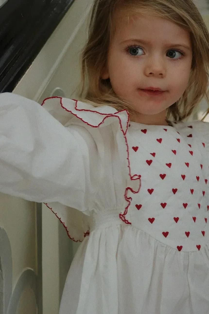 COEUR DRESS GOTS детское хлопковое платье