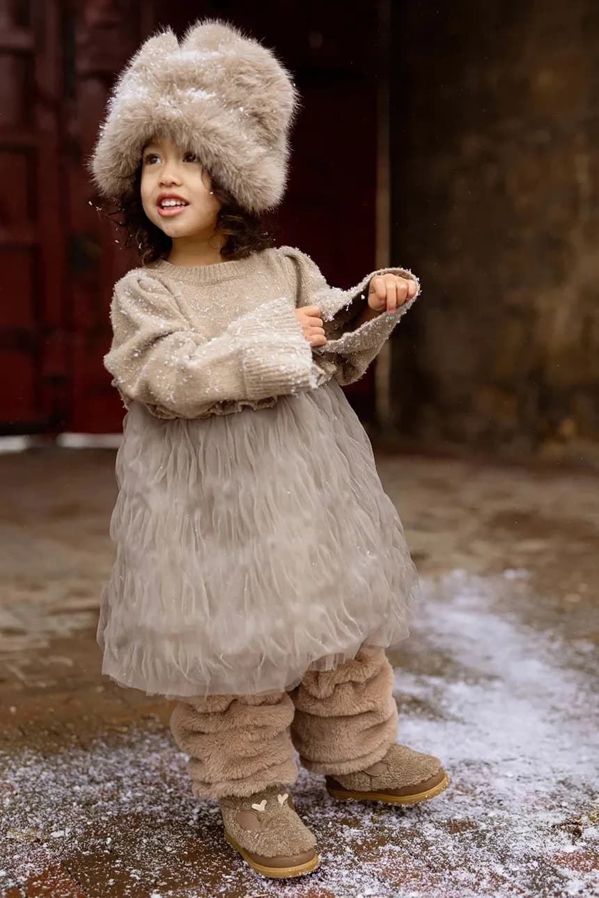 Paulien Dress детское платье из шерсти