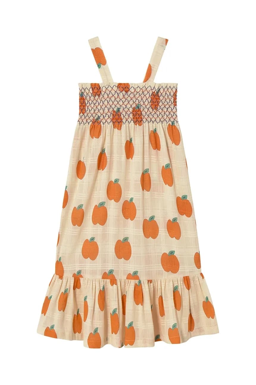 Детское хлопковое платье APPLES DRESS - фото 3