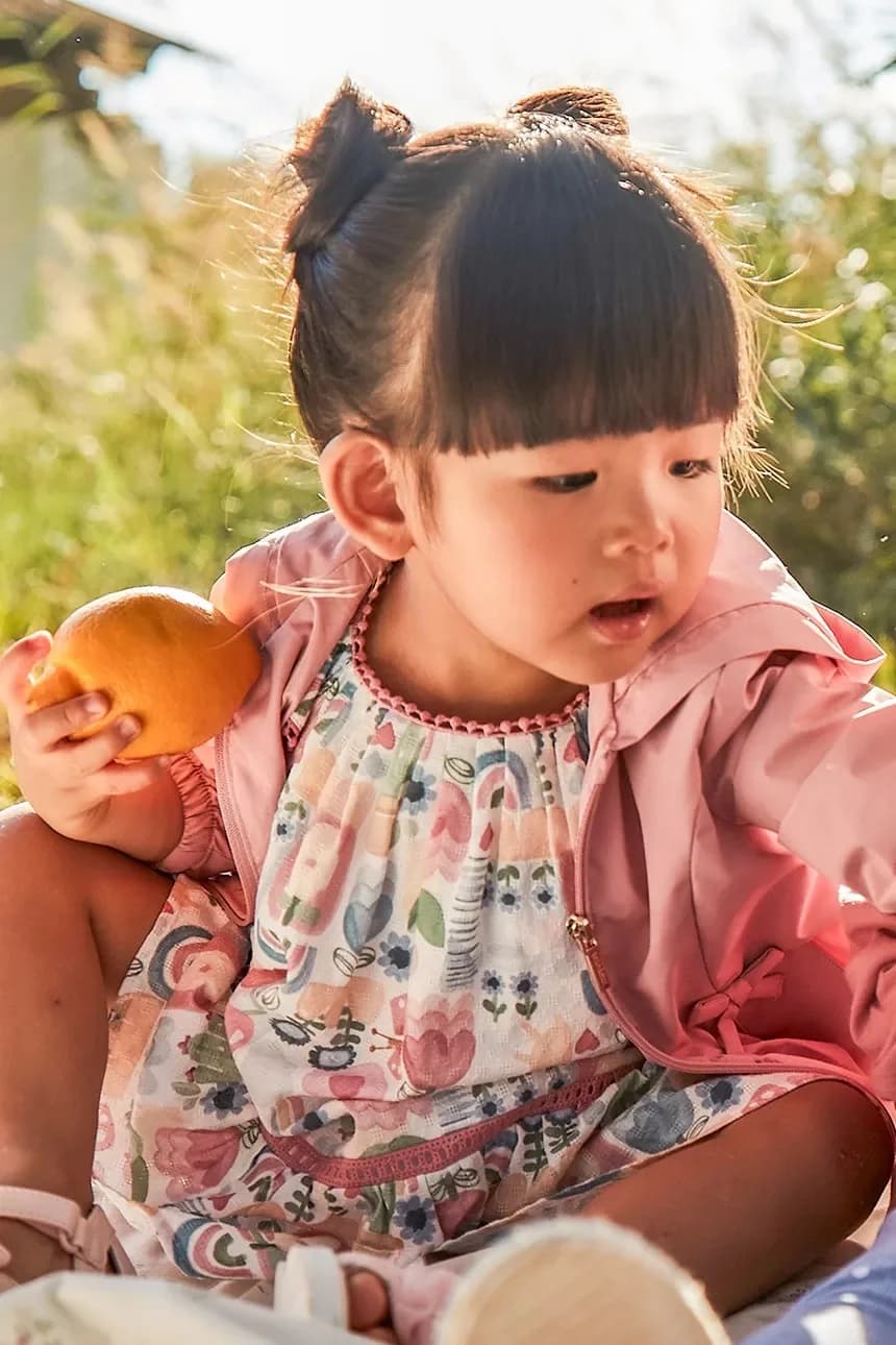 Детское хлопковое платье