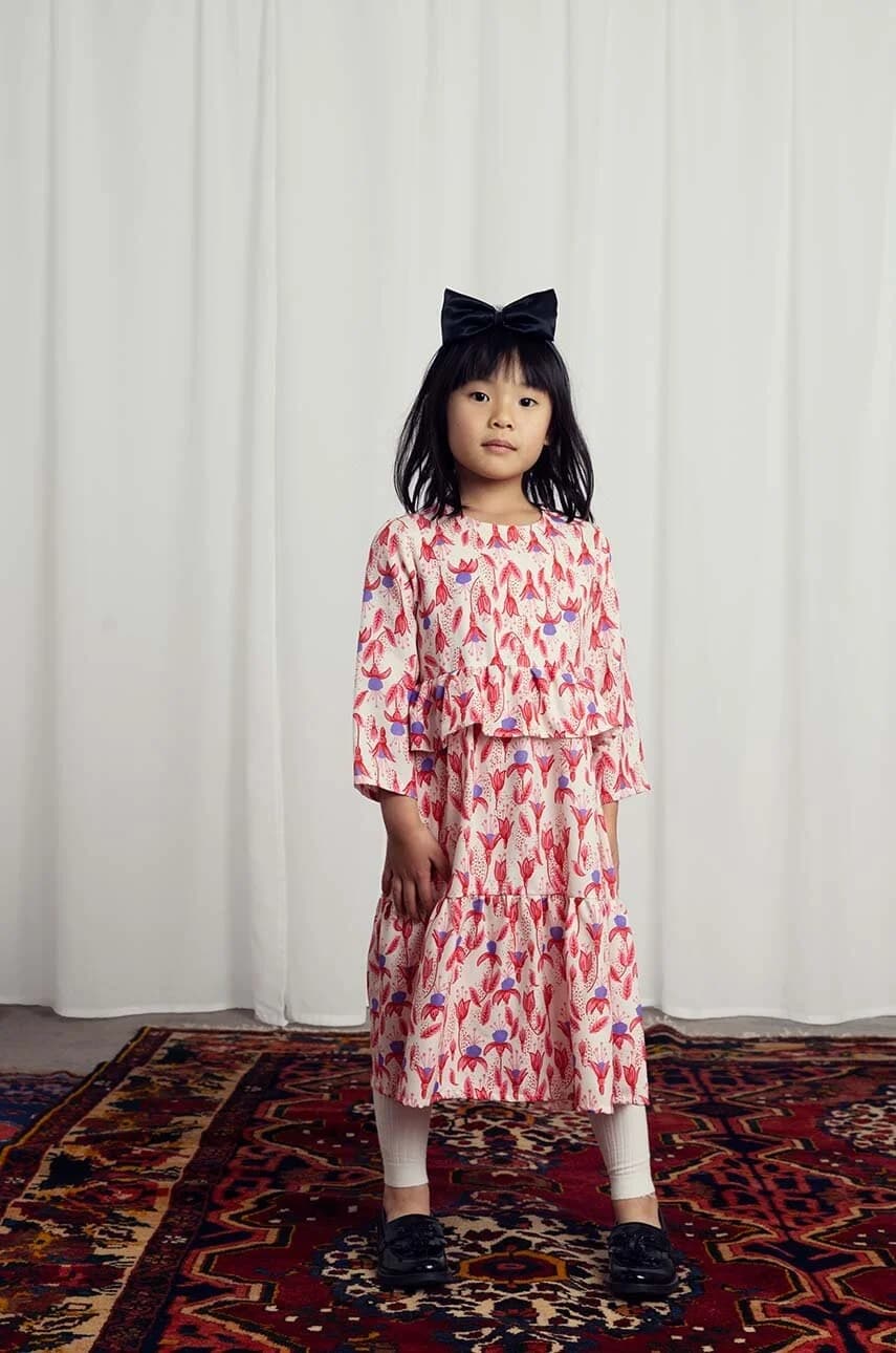 Детское платье фуксии