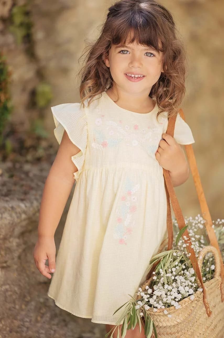 Хлопковое детское платье