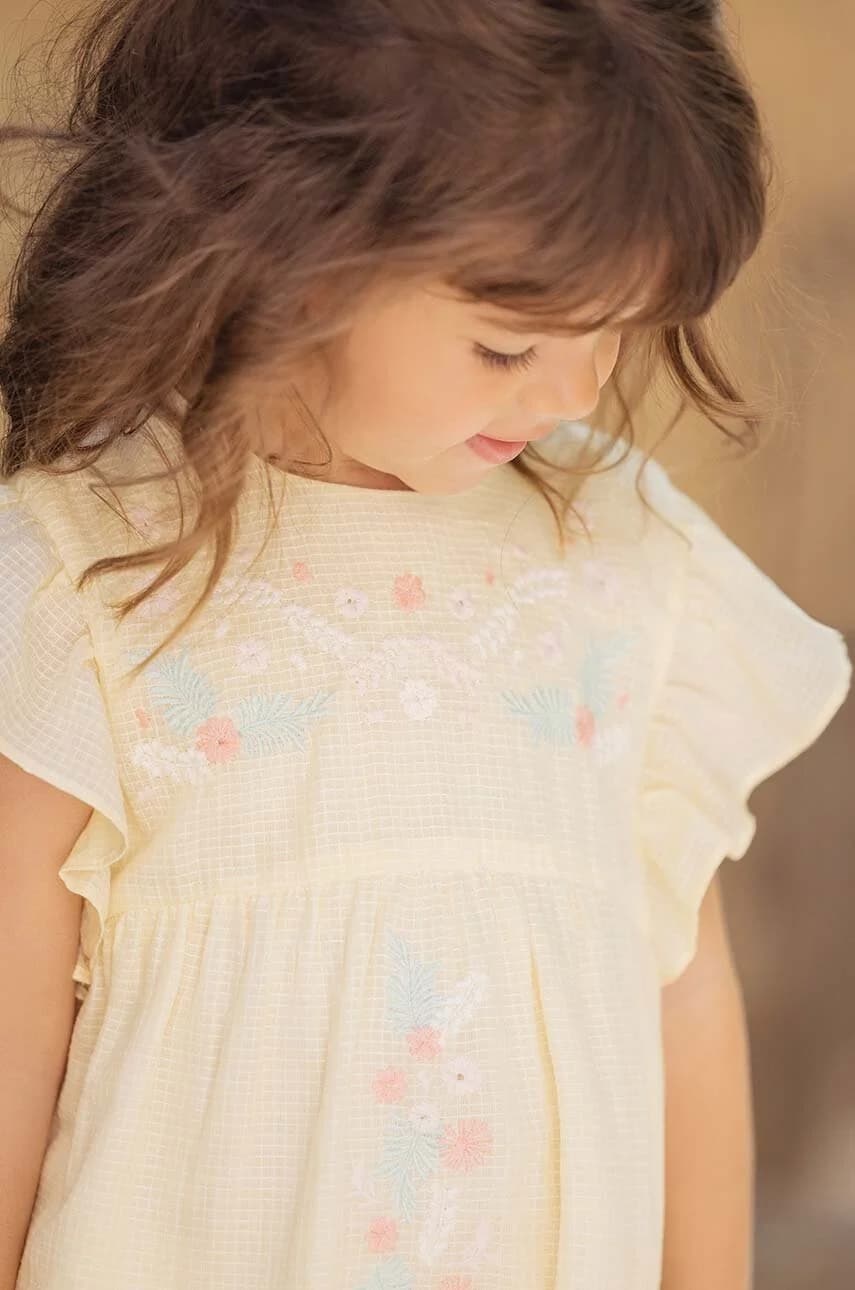 Хлопковое детское платье - фото 5