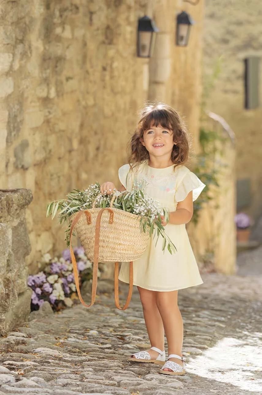 Хлопковое детское платье - фото 7