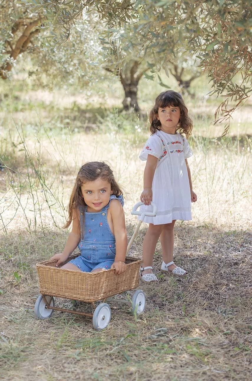 Хлопковое детское платье - фото 6