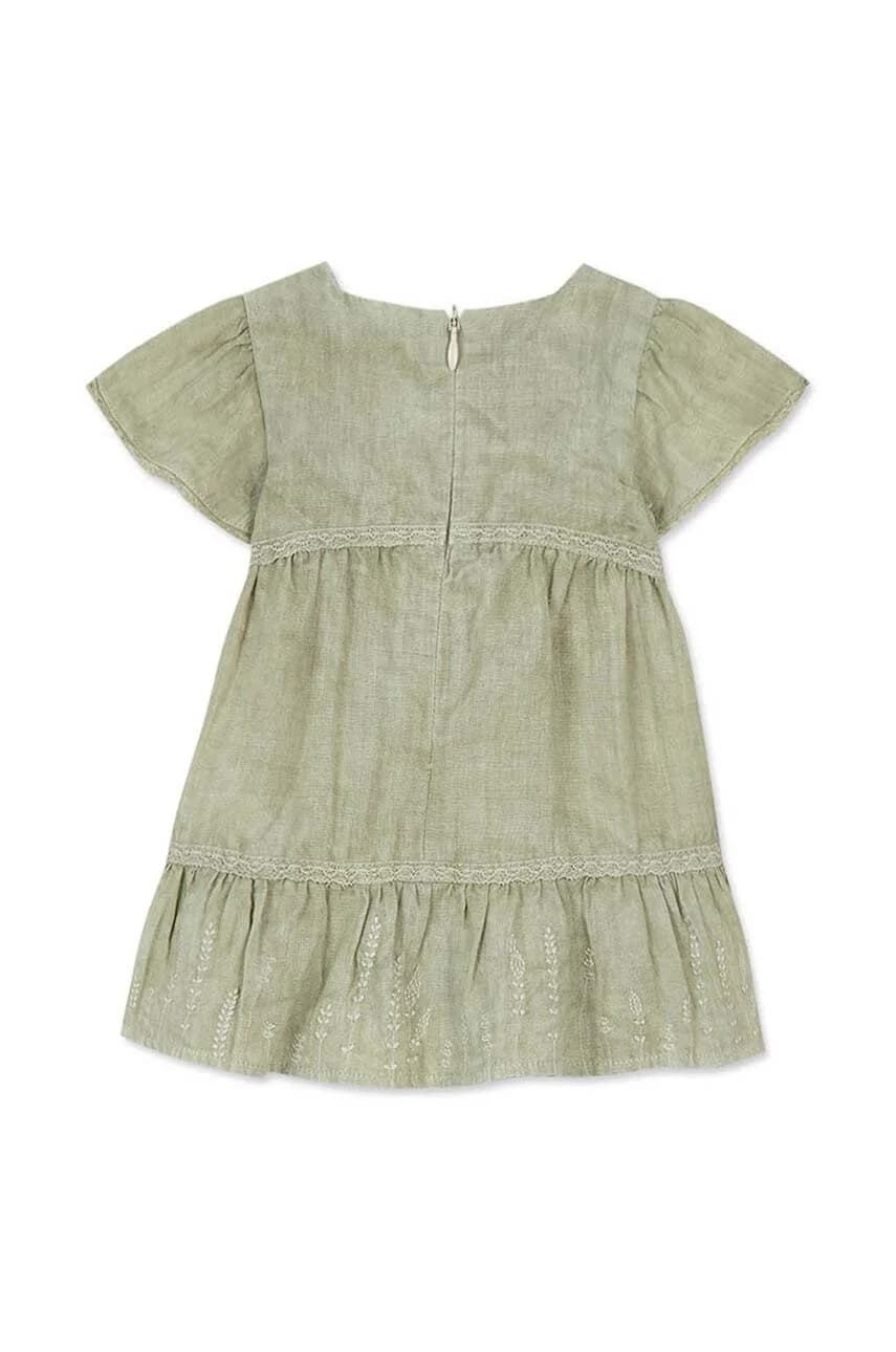 Льняное детское платье - фото 3