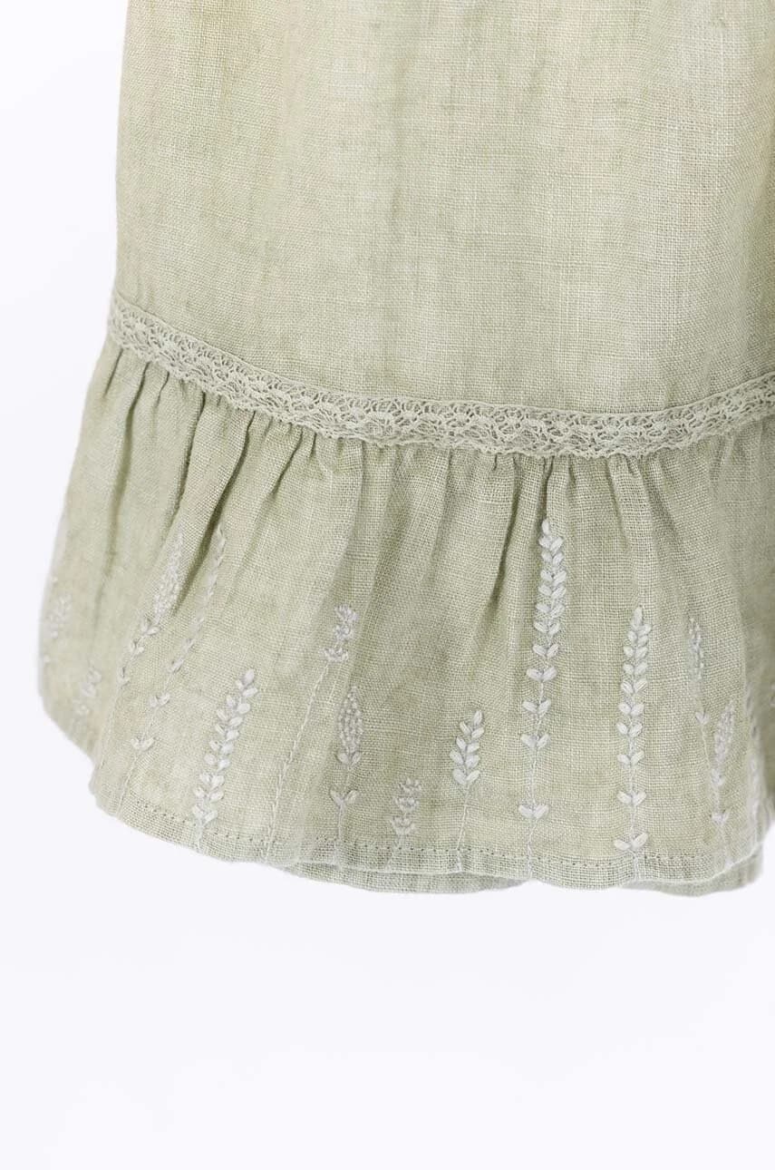 Льняное детское платье - фото 5