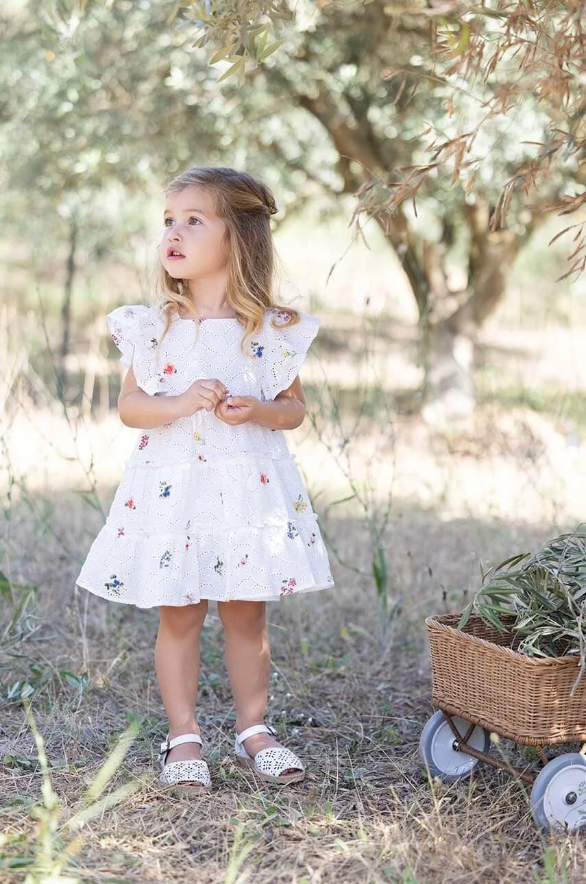 Хлопковое детское платье - фото 6