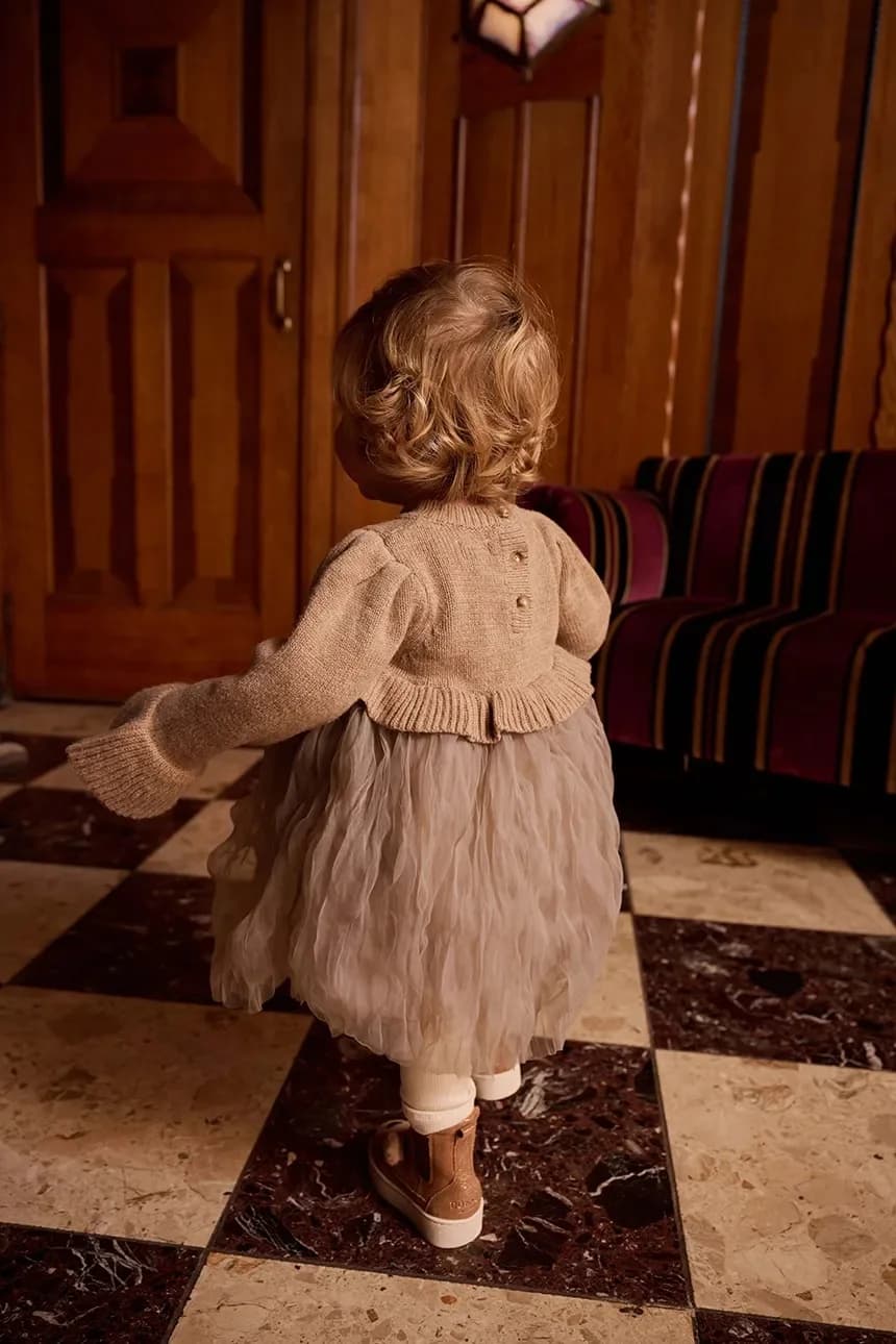 Paulien Dress детское платье из шерсти