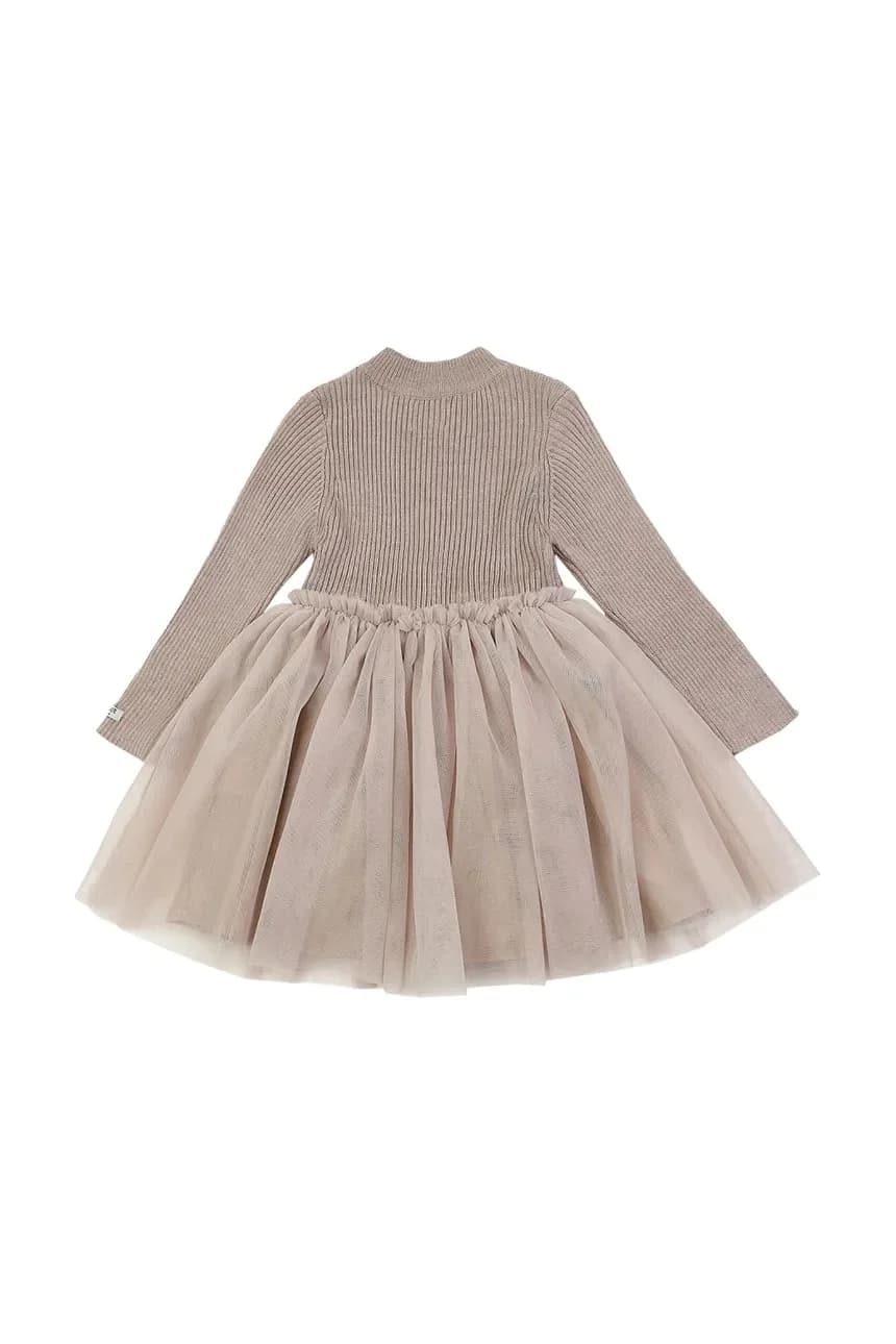 Lotus Dress детское шерстяное платье - фото 3