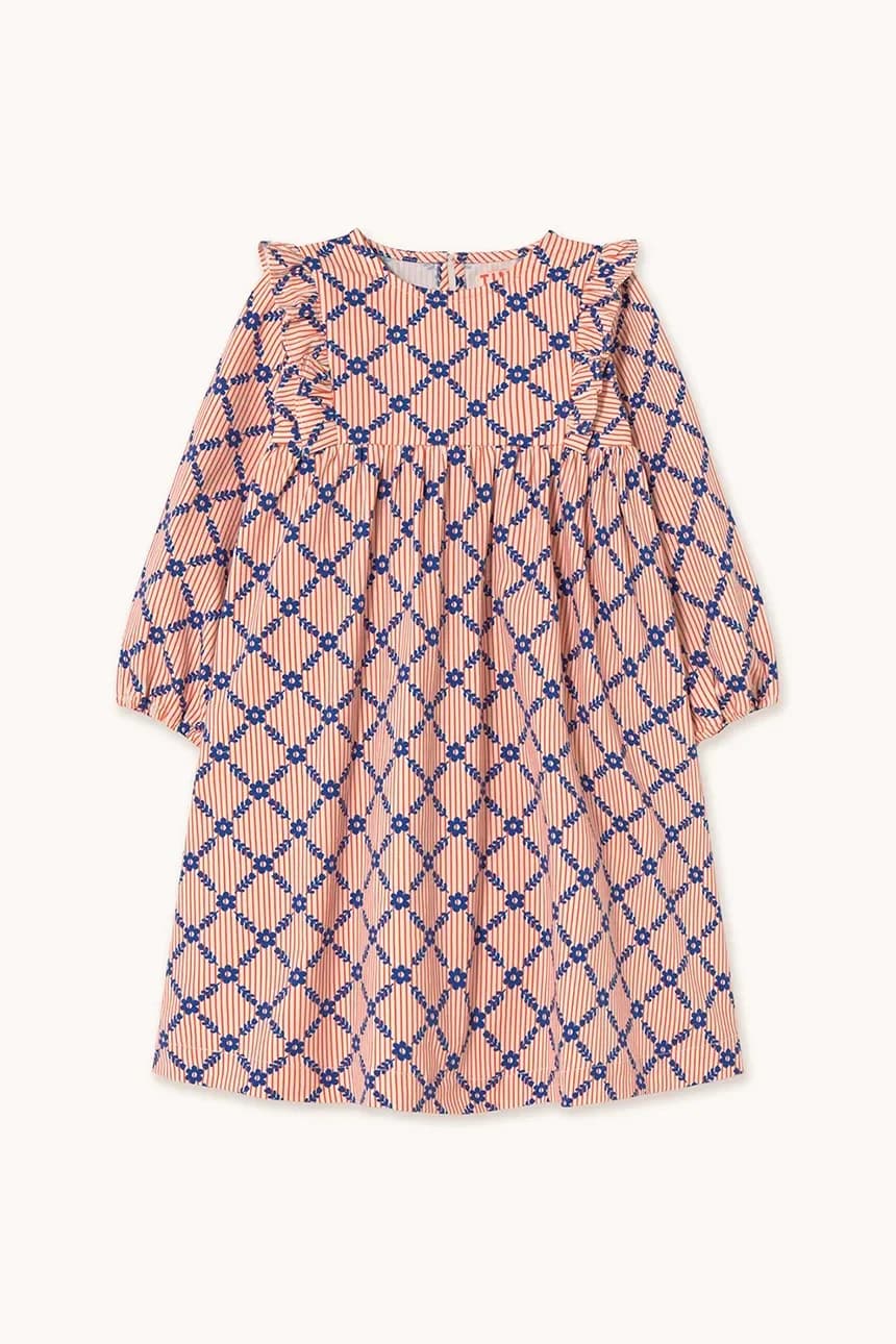 ПЛАТЬЕ С ЦВЕТОЧНОЙ СЕТКОЙ детское платье - фото 2