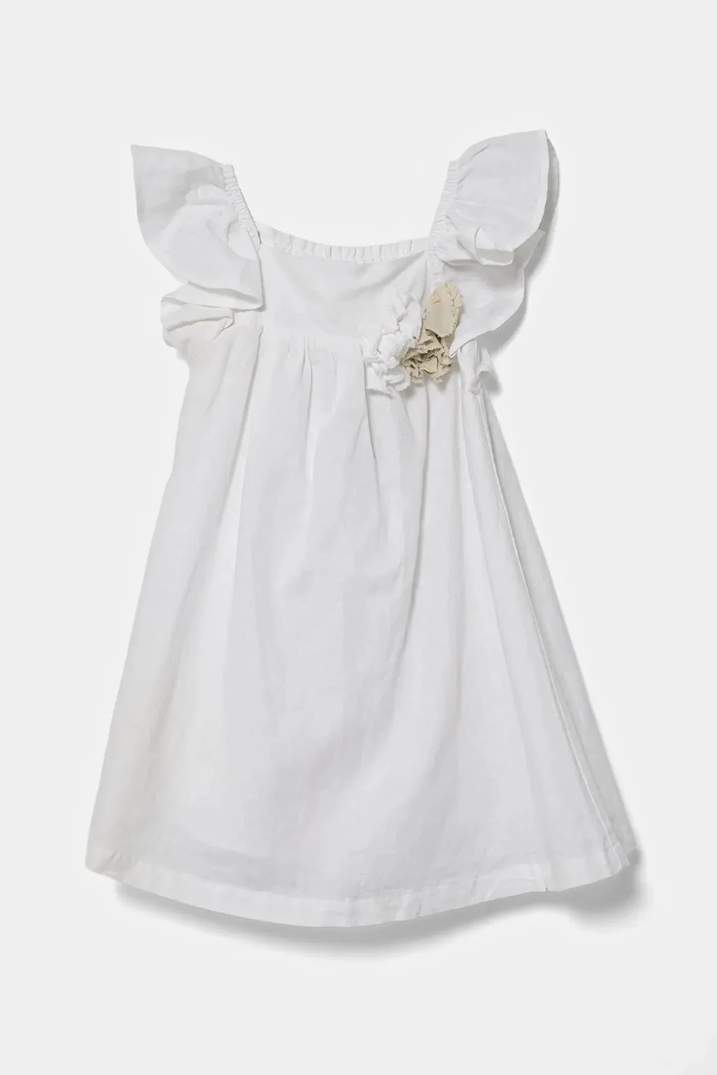 Детское льняное платье