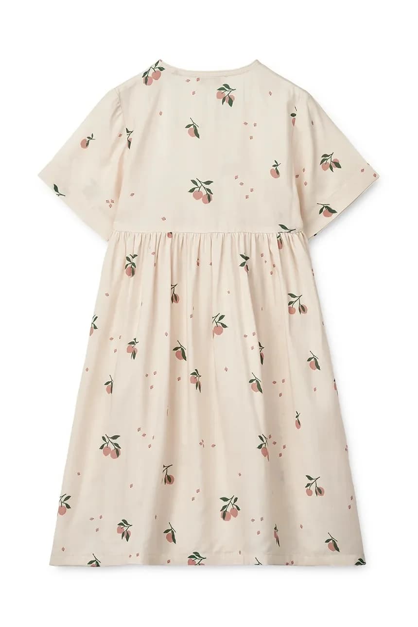 Детское вискозное платье Cleo с короткими рукавами и принтом - фото 3