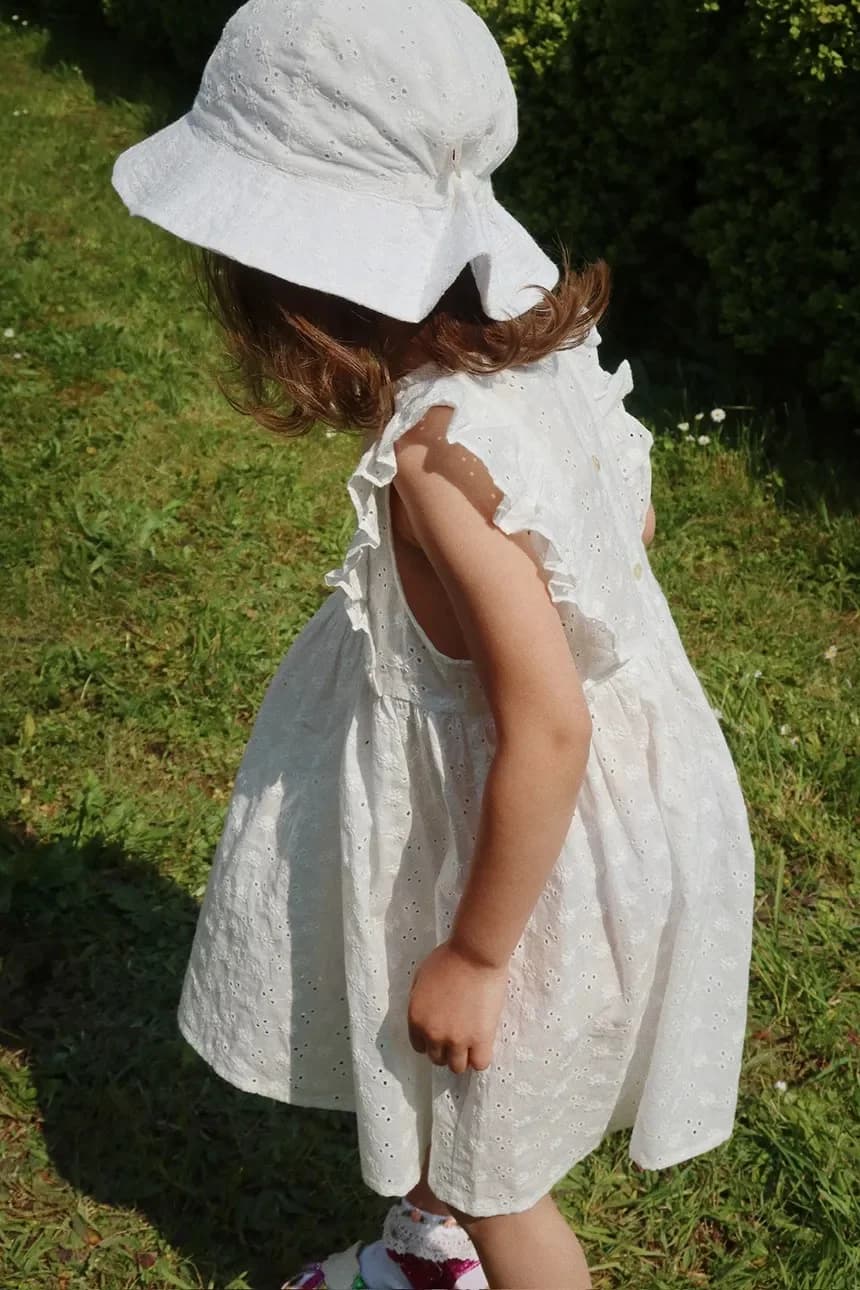 Детское хлопковое платье LACEY DRESS - фото 7