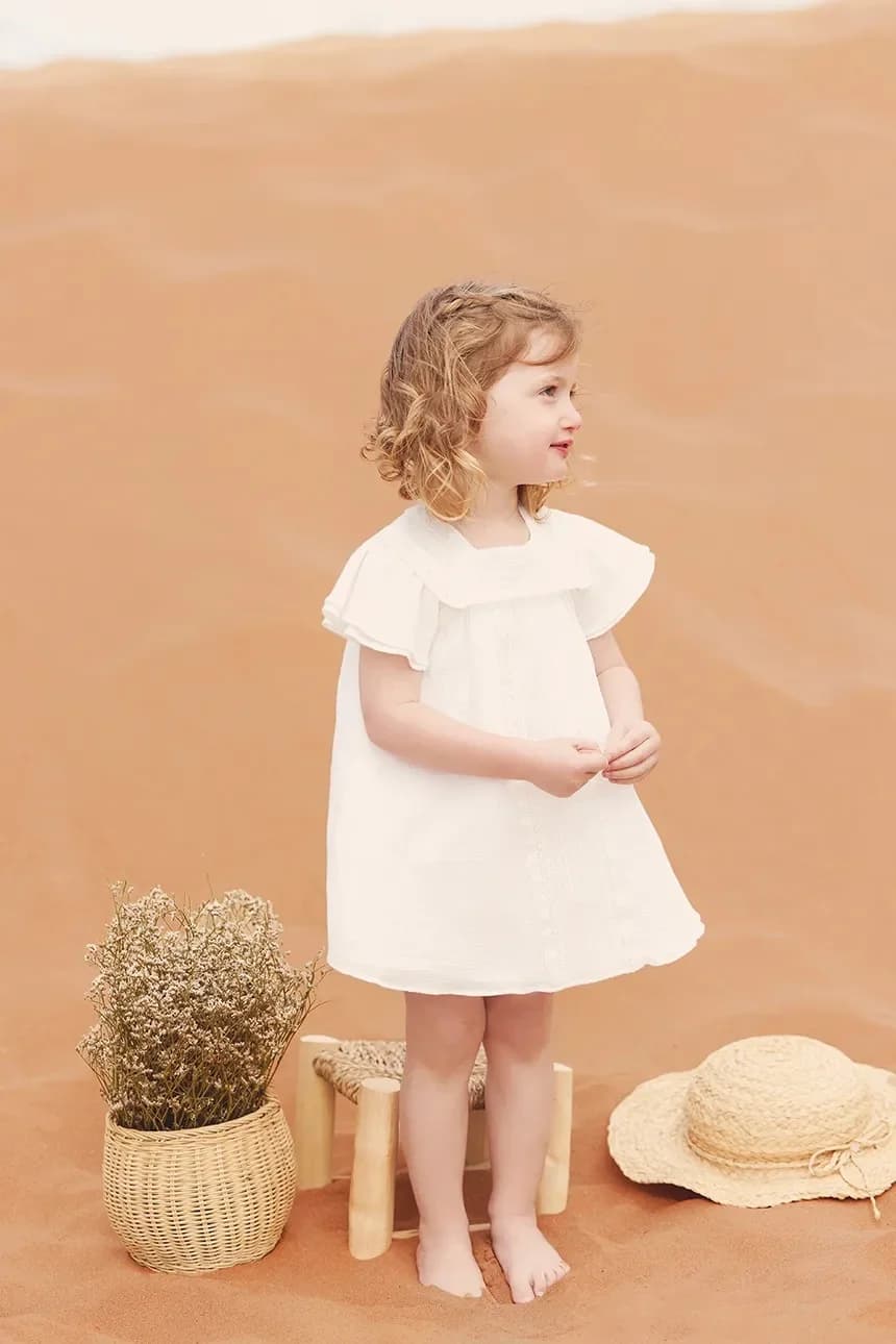 Детское хлопковое платье