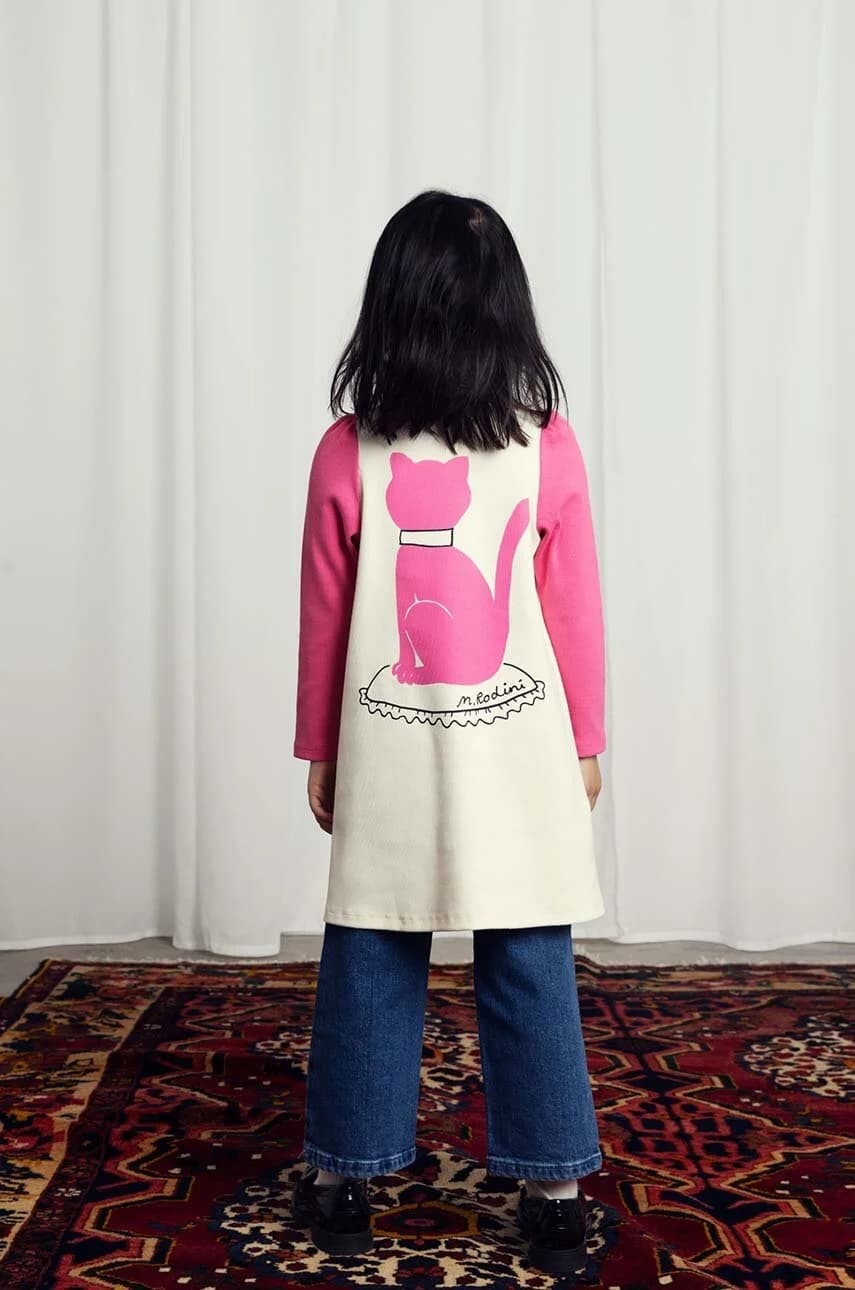 Детское хлопковое платье Кот - фото 7