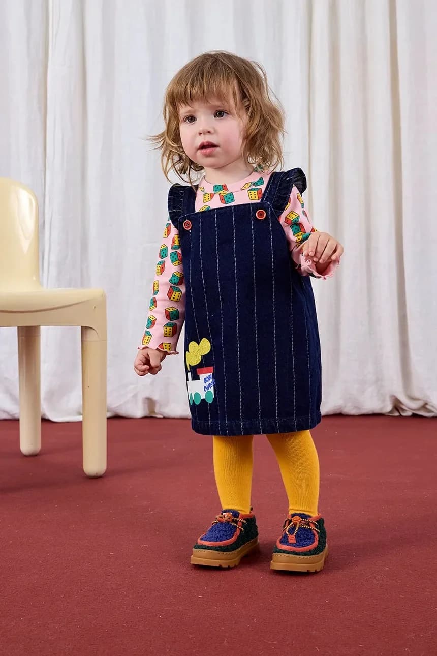 Хлопковое детское платье Choo Choo