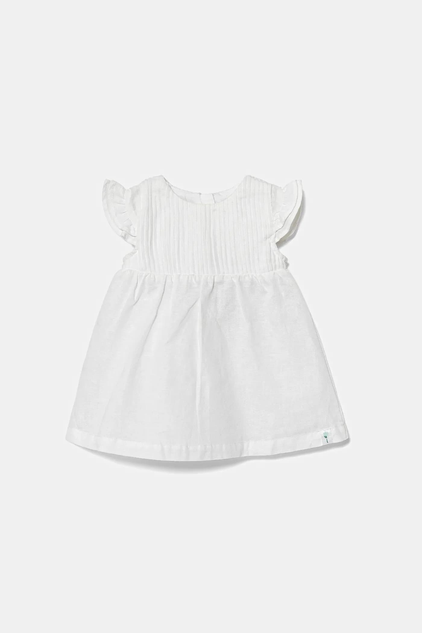 Льняное детское платье