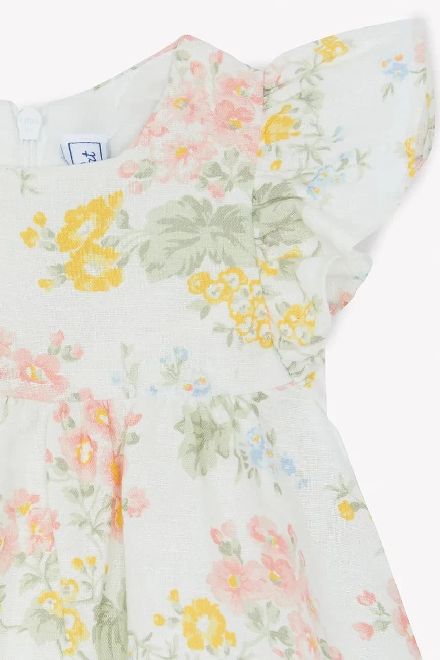 Льняное детское платье - фото 4