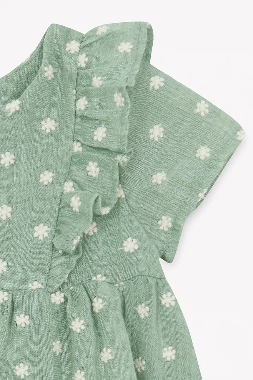 Детское платье из смесового льна - фото 4