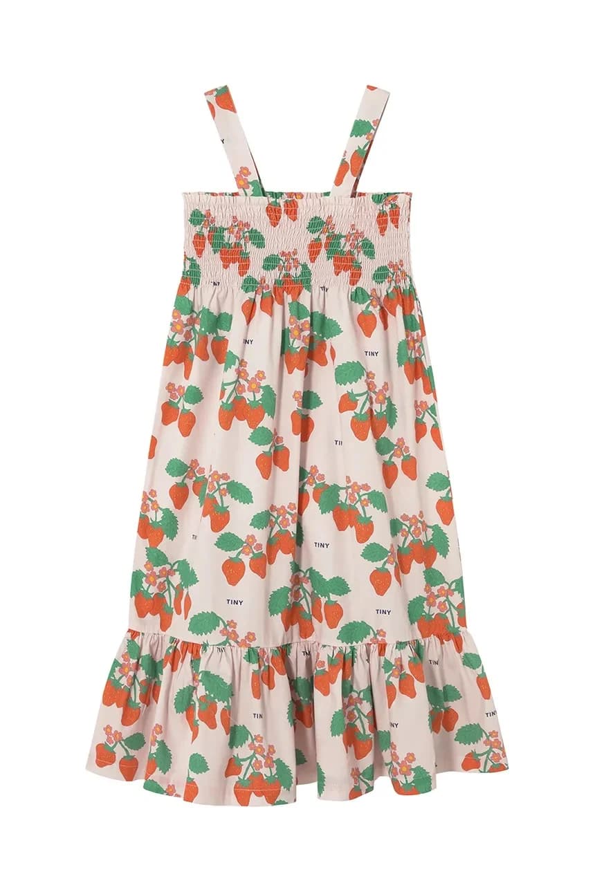 Детское хлопковое платье STRAWBERRIES WOVEN DRESS - фото 2