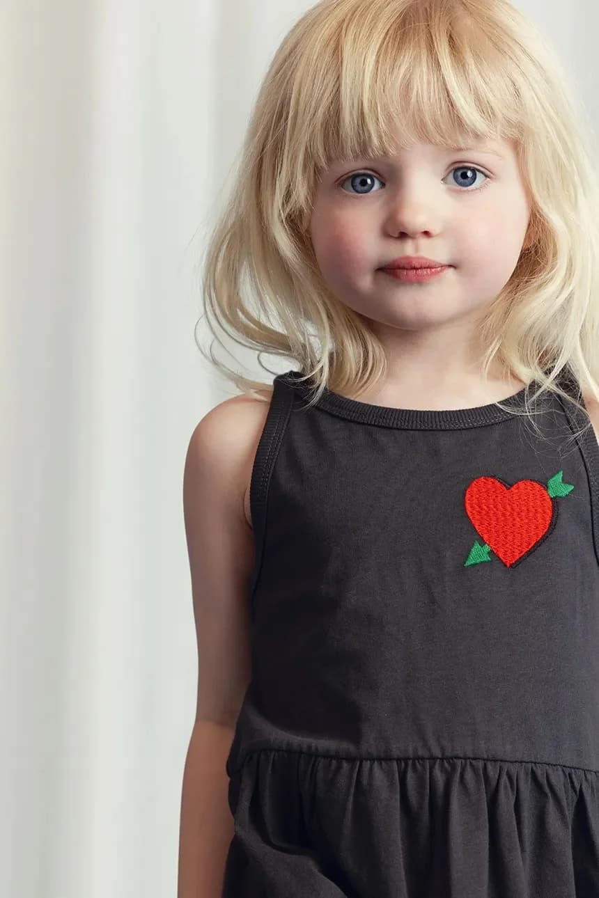 Детское хлопковое платье Стрела сердце - фото 5